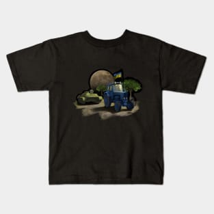 Tractor and tank Kids T-Shirt